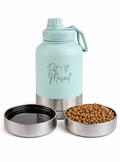 Botella de paseo Petmuse 1L Celeste