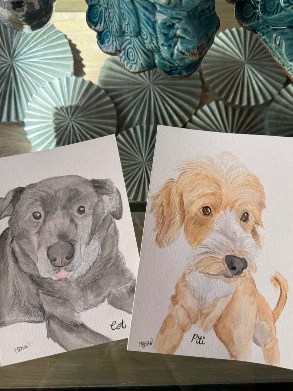 Retrato de Mascota - Acuarela Flash